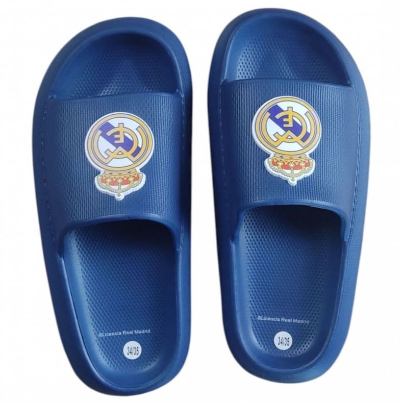 Real Madryt Les tongs de piscine de plage du Real Madrid EVA JR 2300006820N Flip -flops bleu 1