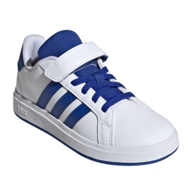 Adidas Grand Court 2.0 El C JR JR8000 Chaussures blanc 1
