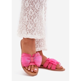 Boto Les tongs pour femmes à toit rose 1