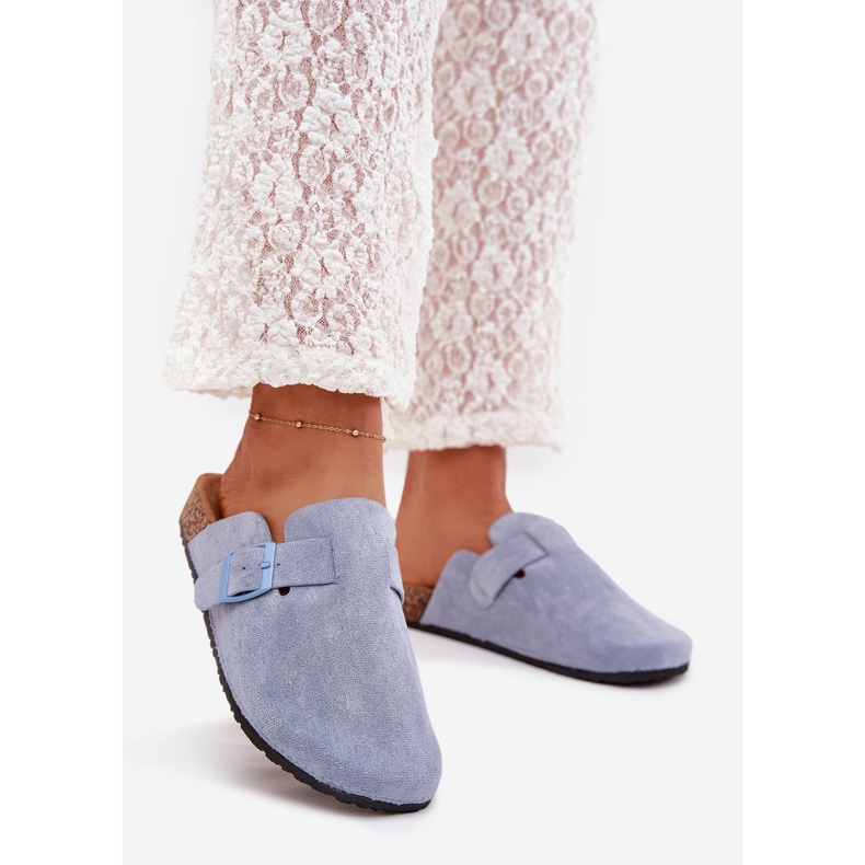 Boto Slippers Femmes bleu 1