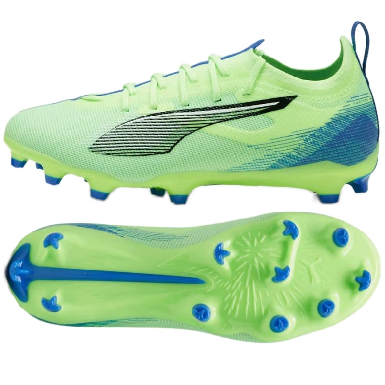 Puma Ultra 5 Pro FG / AG JR 107693-03 Chaussures de football vert 1