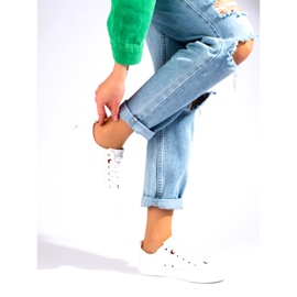 Big Star JJ274001 baskets basses féminines blanche 2