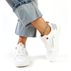 Cross Jeans Les baskets sportives blanches féminines croisent les jeans 3