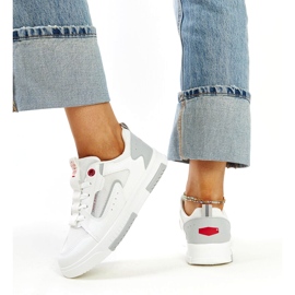 Cross Jeans Les baskets sportives blanches féminines croisent les jeans 4