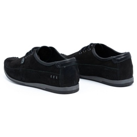 KOMODO Chaussures masculines en cuir 875 Nubuk noir le noir 3 KOMODO Chaussures masculines en cuir 875 Nubuk noir le noir 3