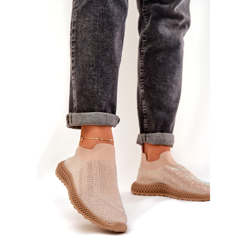 S.Barski Chaussures sportives pour femmes en échappatrice avec tw121 beige 2