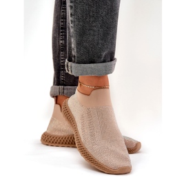 S.Barski Chaussures sportives pour femmes en échappatrice avec tw121 beige 3