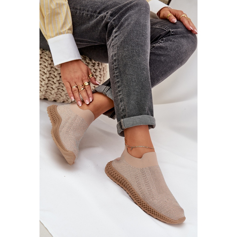 S.Barski Chaussures sportives pour femmes en échappatrice avec tw121 beige 4