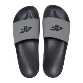 Pantoufles masculines 4f M011 4FRMM00FSLIM011 25S gris 3 Pantoufles masculines 4f M011 4FRMM00FSLIM011 25S gris 3