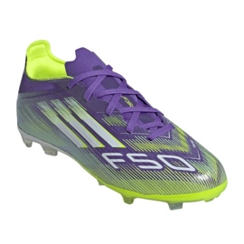 Adidas F50 Elite FG JR JH7714 Chaussures de football violet 1 Adidas F50 Elite FG JR JH7714 Chaussures de football violet 1