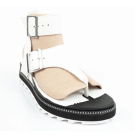 Sandales féminines Sorel NL6272-125 tongs blanc 2