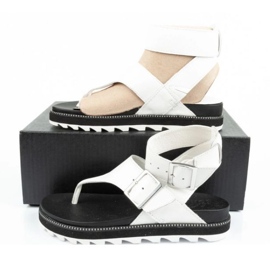 Sandales féminines Sorel NL6272-125 tongs blanc 7