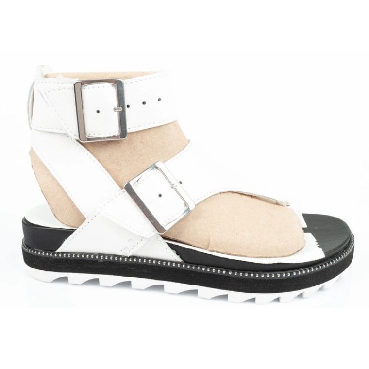 Sandales féminines Sorel NL6272-125 tongs blanc 8