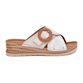 Cales féminines avec une pince de serrage décorative Inblu RV000012 beige 5 Cales féminines avec une pince de serrage décorative Inblu RV000012 beige 5