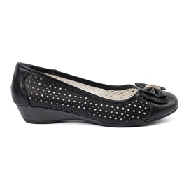 Shelvt Pompes de coin ouvert le noir 1