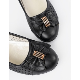 Shelvt Pompes de coin ouvert le noir 4