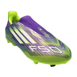 Adidas F50 League LL FG / MG JR JH7743 Chaussures de football violet 2