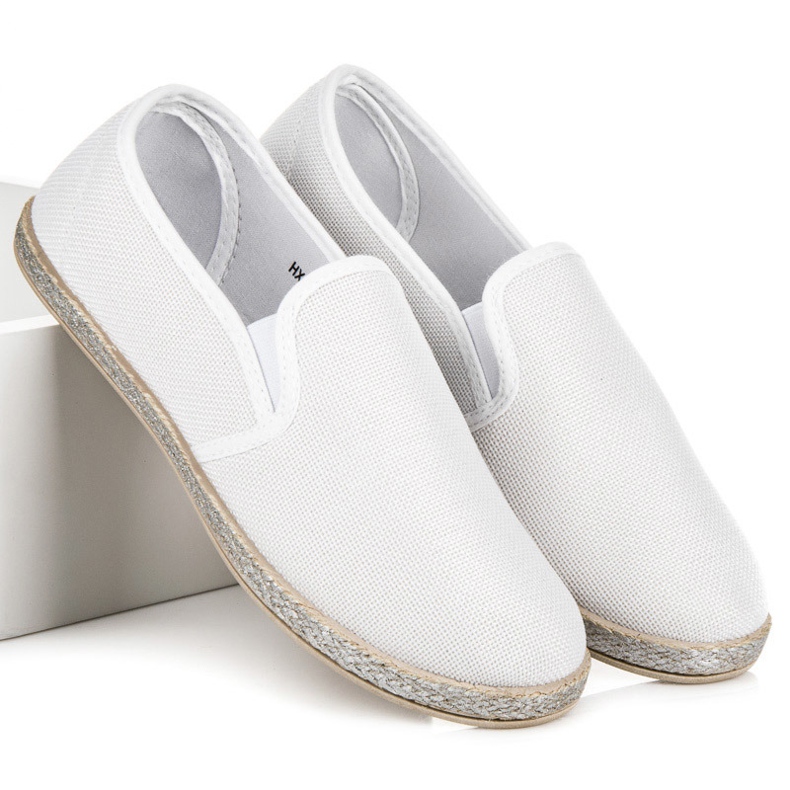 Muto Espadrilles blanches à enfiler 2