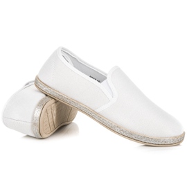 Muto Espadrilles blanches à enfiler 1