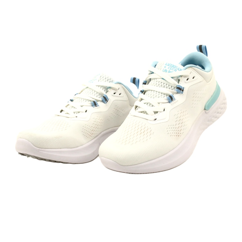 Chaussures de sport blanches American Club WT102/22 3