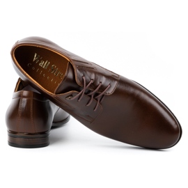 Olivier Chaussures habillées en cuir pour hommes 480 marron foncé brun 4
