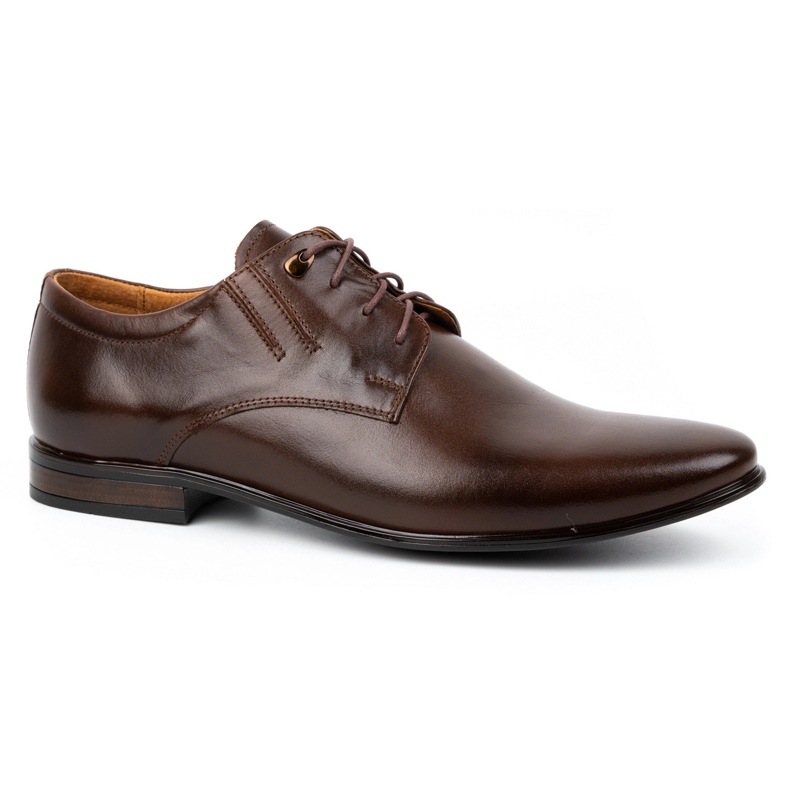Olivier Chaussures habillées en cuir pour hommes 480 marron foncé brun 6