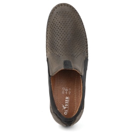 Olivier Mocassins homme cuir ajouré 0525 olive vert 6 Olivier Mocassins homme cuir ajouré 0525 olive vert 6