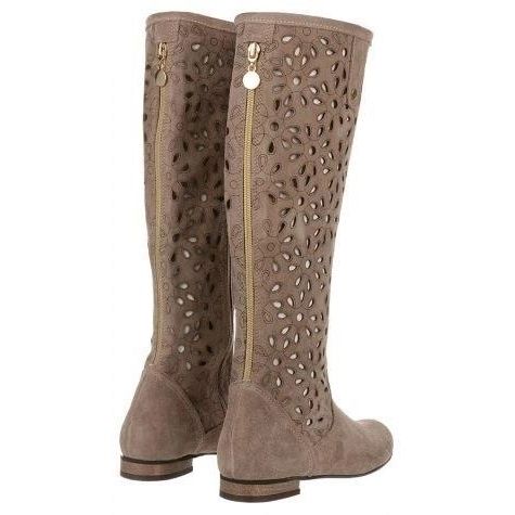 Olivier Boots ajourées femme beige foncé 4