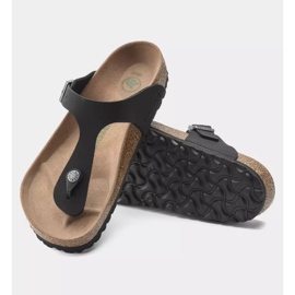 Flip pour hommes -flops birkenstock gizeh bs 1020380 le noir 2