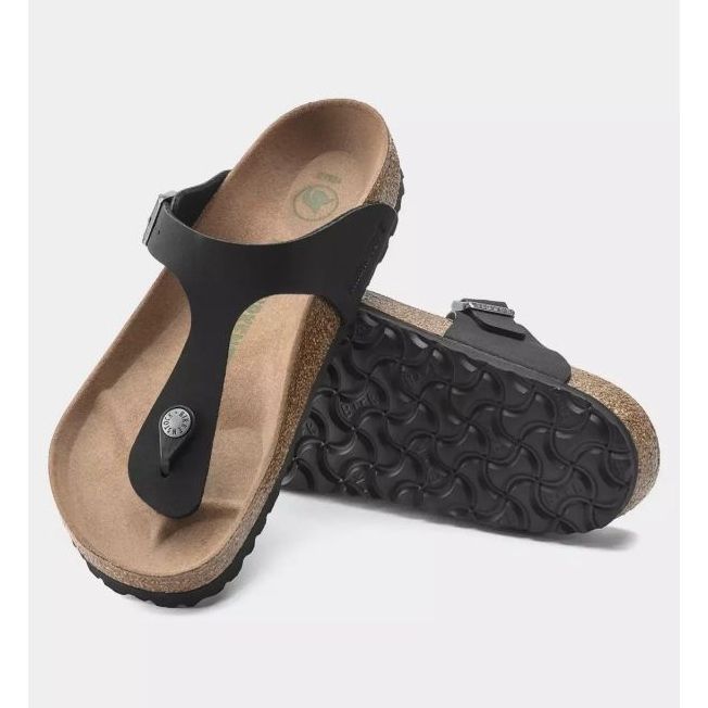 Flip pour hommes -flops birkenstock gizeh bs 1020380 le noir 2