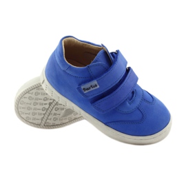 Chaussures pour garçons avec velcro Bartuś bleu 3