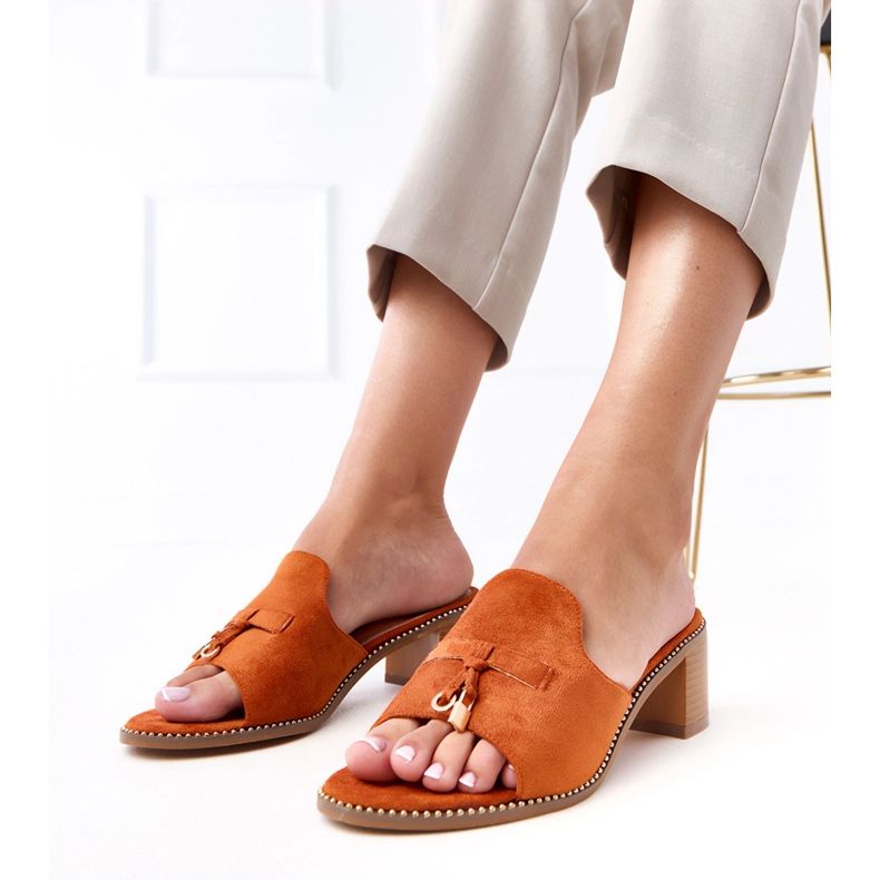 Flip brun -flops sur l'ornement de bouleau 1