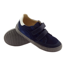 Chaussures garçon navets Bartuś bleu marine 3