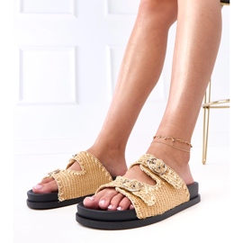 Flip brun -flops avec boucles de samele 1