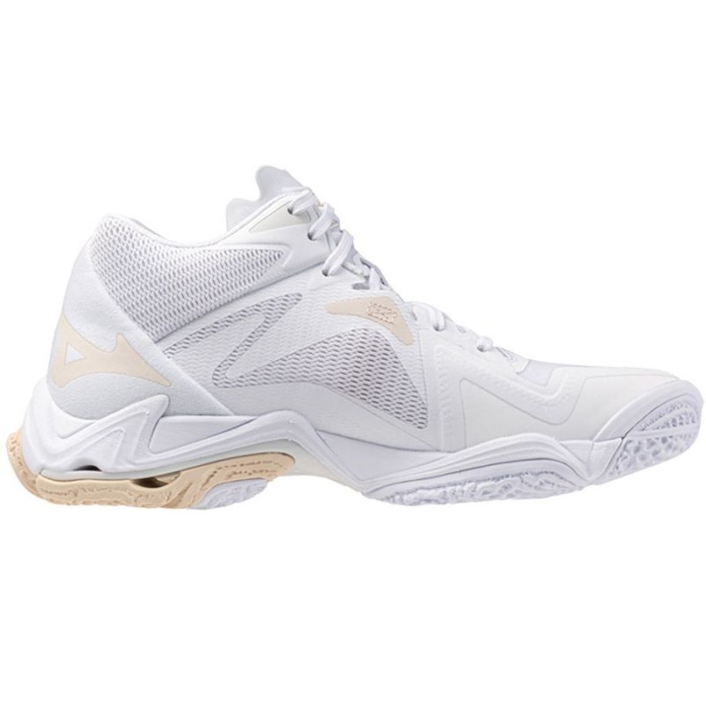 Chaussures de volley-ball Mizuno Wave Lightning Z8 Mid V1GC240525 blanche 1