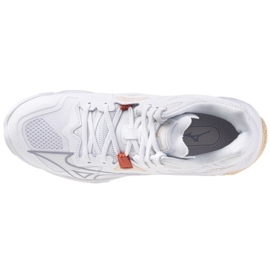 Chaussures de volley-ball Mizuno Wave Lightning Z8 Mid V1GC240525 blanche 2