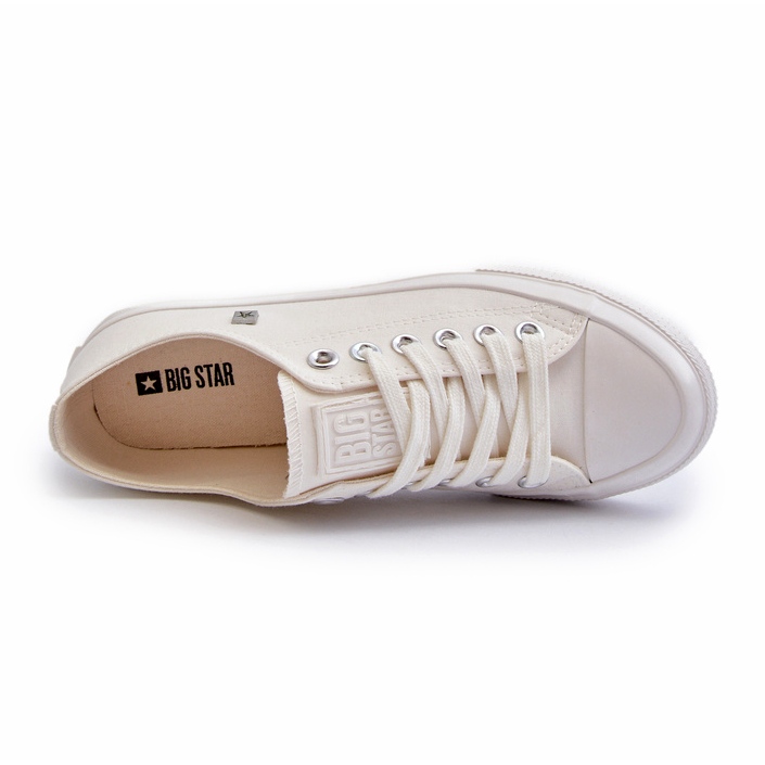 Sneakers féminins classiques Big Star NN274285 blanc 3