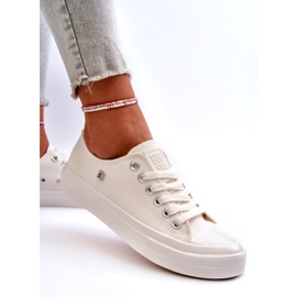 Sneakers féminins classiques Big Star NN274285 blanc blanche 2 Sneakers féminins classiques Big Star NN274285 blanc blanche 2