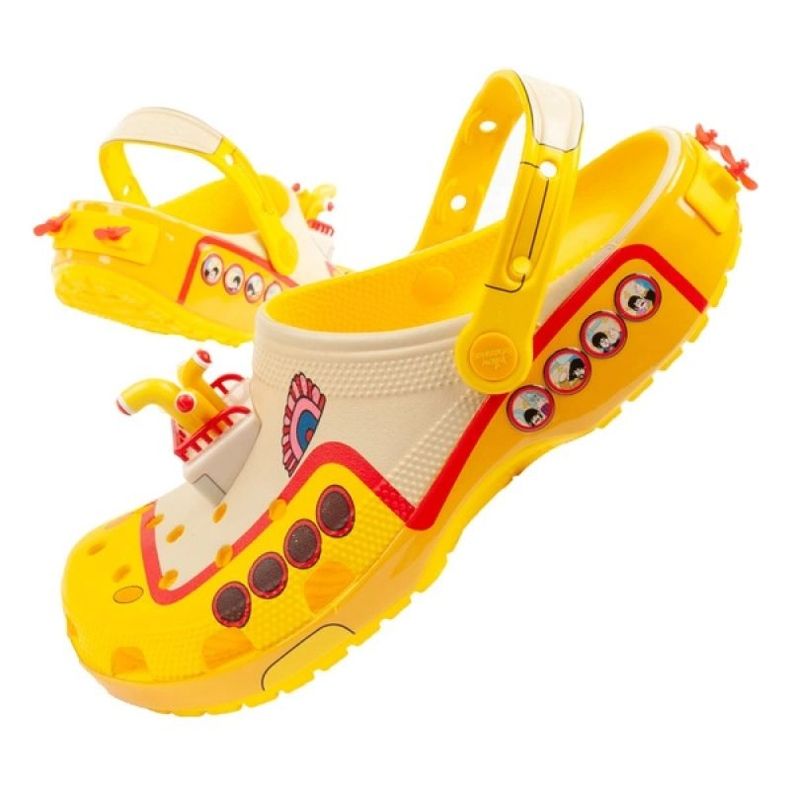 Crocs Les Beatles obstruent le Fan Rock M 210893-90H jaune 1