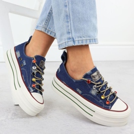 Sneakers Goe Jeans dans RR2N4103 INT2100 bleu 2