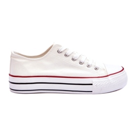 Baskets basses classiques à plateforme blanches Jazlyn 1