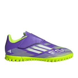 Adidas f50 club vel tf jr ji0034 chaussures de football violet 1