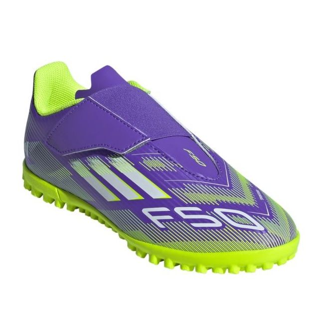 Adidas f50 club vel tf jr ji0034 chaussures de football violet 2