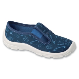 Chaussons enfant Befado 975Y190 bleu marine 1