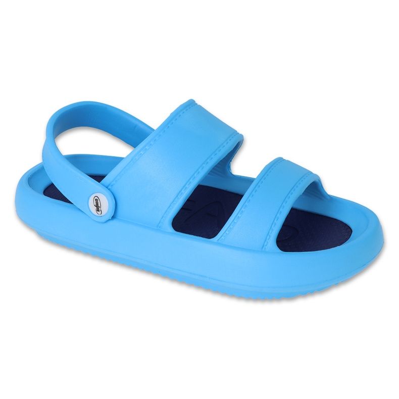 Sandales en mousse pour enfants Befado 069X009 bleu 1