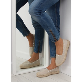 Espadrilles beiges pour femme 99-17 beige 1 Espadrilles beiges pour femme 99-17 beige 1