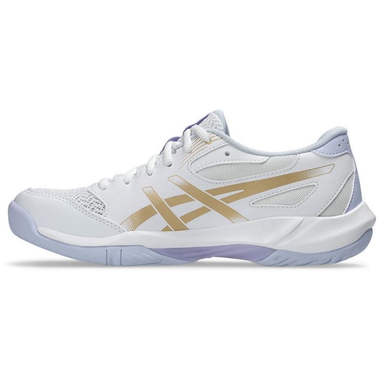 Asics Gel-Rocket 12 chaussures de volleyball en 1072A119 102 blanche 2