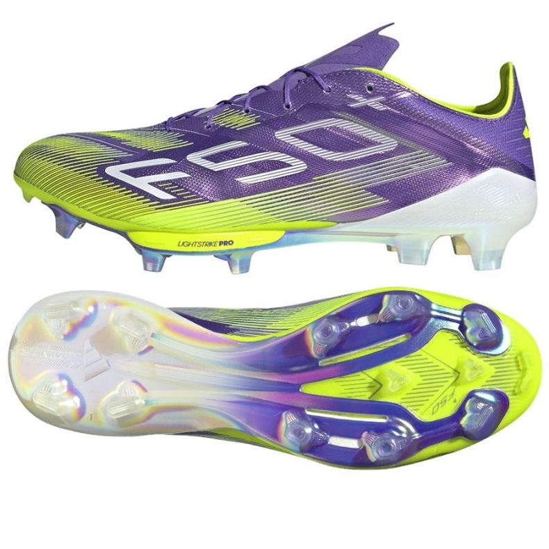 Chaussures adidas F50 + FG M JS3211 violet 1