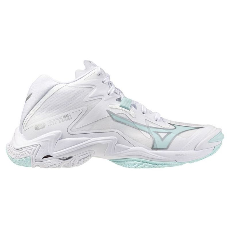 Mizuno Wave Lighting Z8 Mid Shoes in V1GC240545 blanche 2