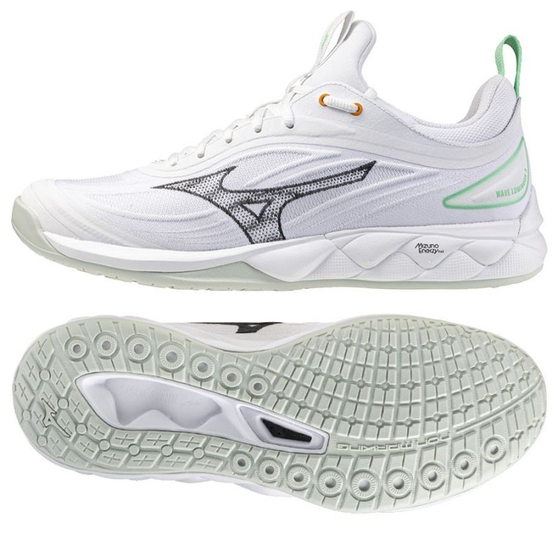 Chaussures Mizuno Wave Luminous 3 M V1GA242016 blanche 1 Chaussures Mizuno Wave Luminous 3 M V1GA242016 blanche 1